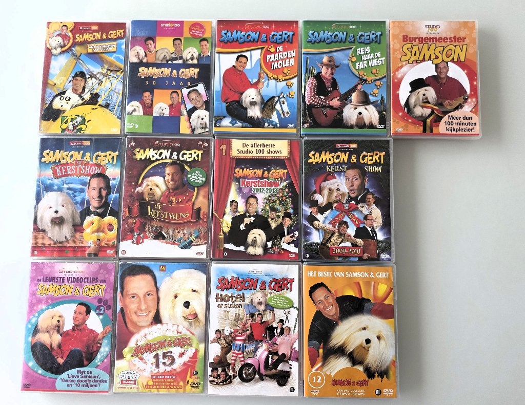 Studio 100 DVD 's : Samson & Gert en Big & Betsy, Enlèvement ou Envoi