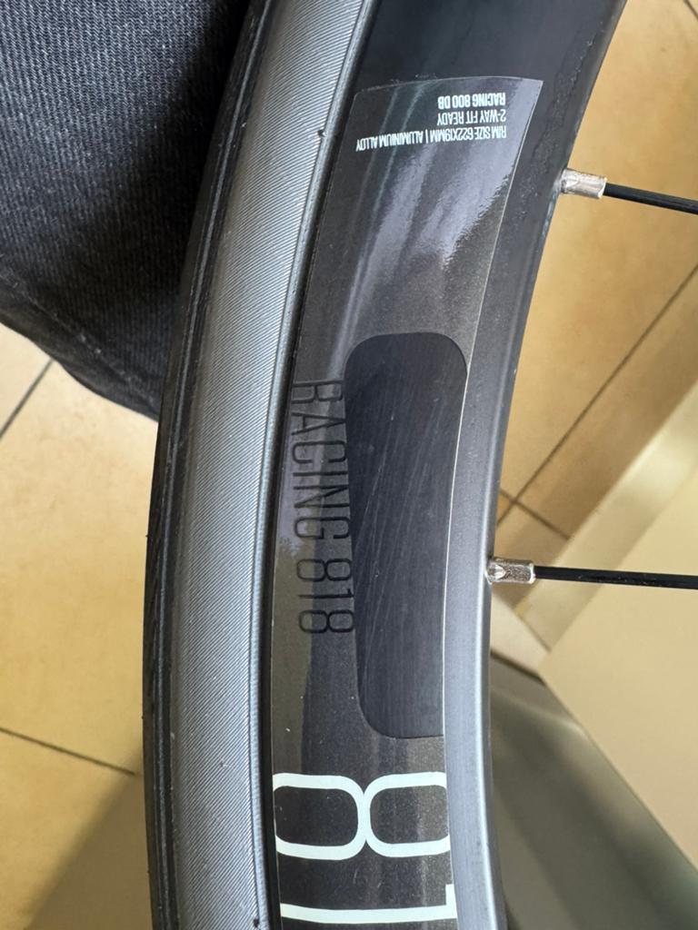 Paire de Roues Fulcrum Racing 818 Disc, Enlèvement, Utilisé, Aluminium, Racefiets