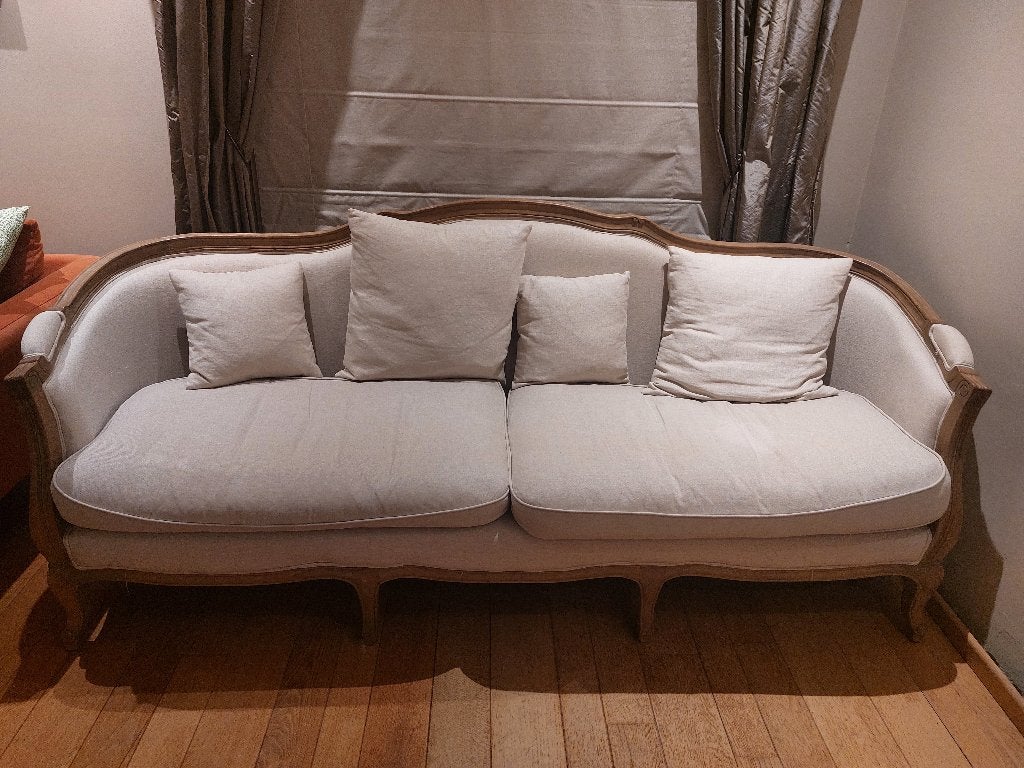 Louis Quatorze zitbank, Ophalen, Gebruikt, Minder dan 75 cm, 150 tot 200 cm