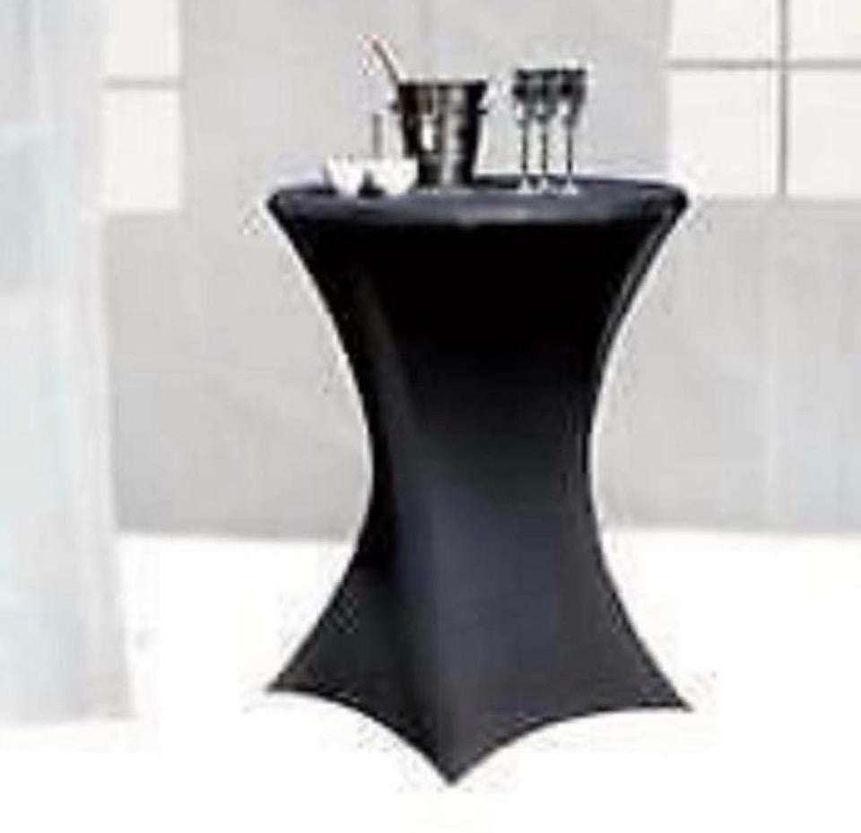 TE HUUR 7 statafels receptietafels incl.  Zwarte tafelhoezen, Enlèvement, Comme neuf