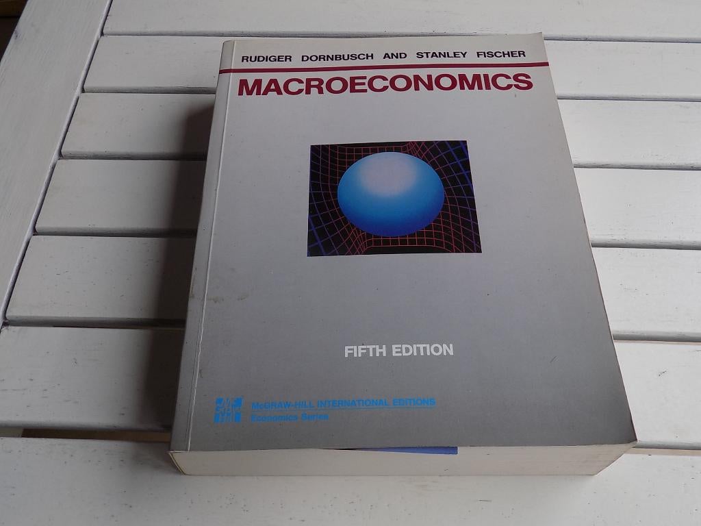 Macroeconomics-Rudiger Dornbush and Stanley Fischer, Enlèvement ou Envoi, Comme neuf