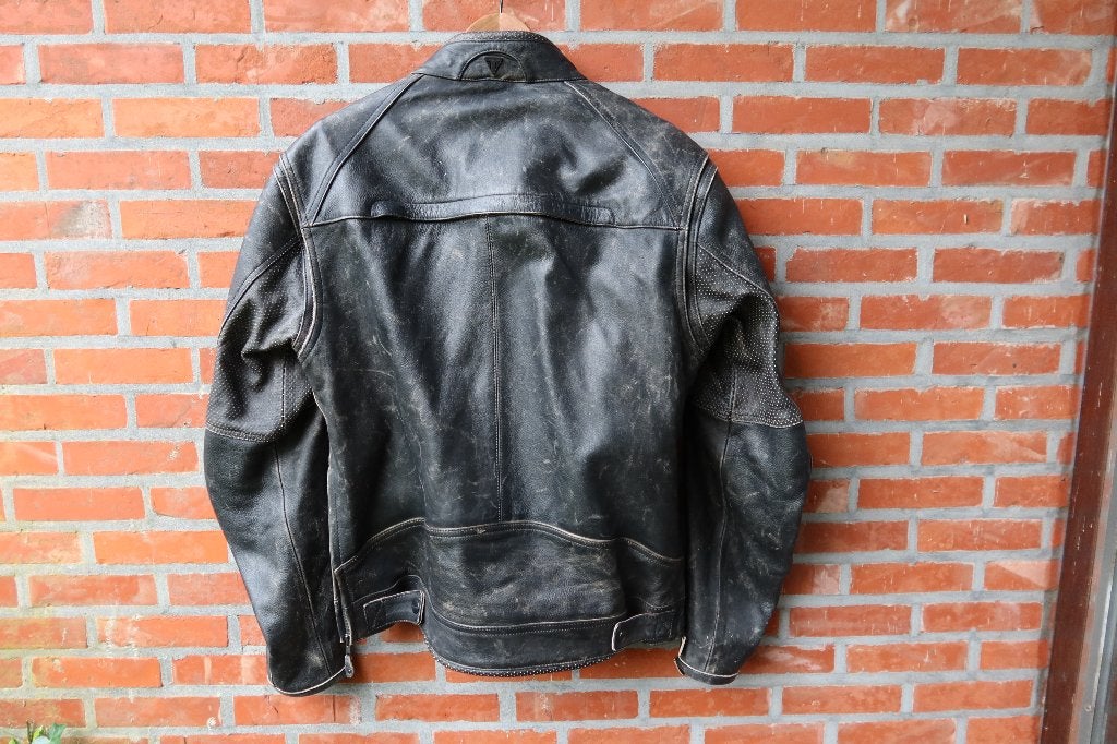 Leder motorjas Triumph raven (nieuw), Motoren, Heren, Triumph, Jas | leer, Ophalen of Verzenden