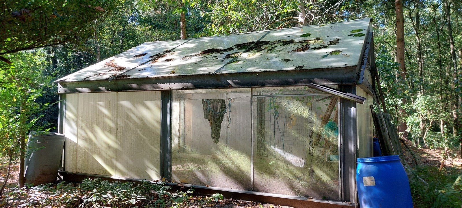 metalen constructie, serre,tuinhuis,(hout)opslag, garage..., Tuin en Terras, Ophalen, Serre