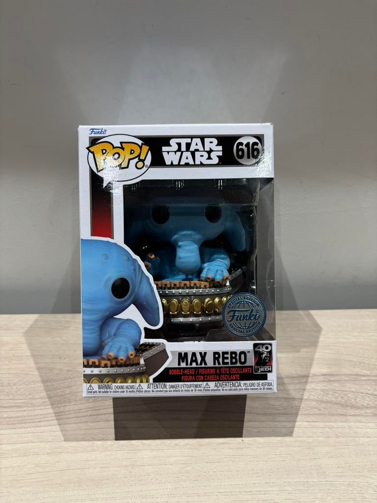 Funko Pop Star Wars 616 : Max Rebo  spéciale Le Retour Jedi, Enlèvement ou Envoi