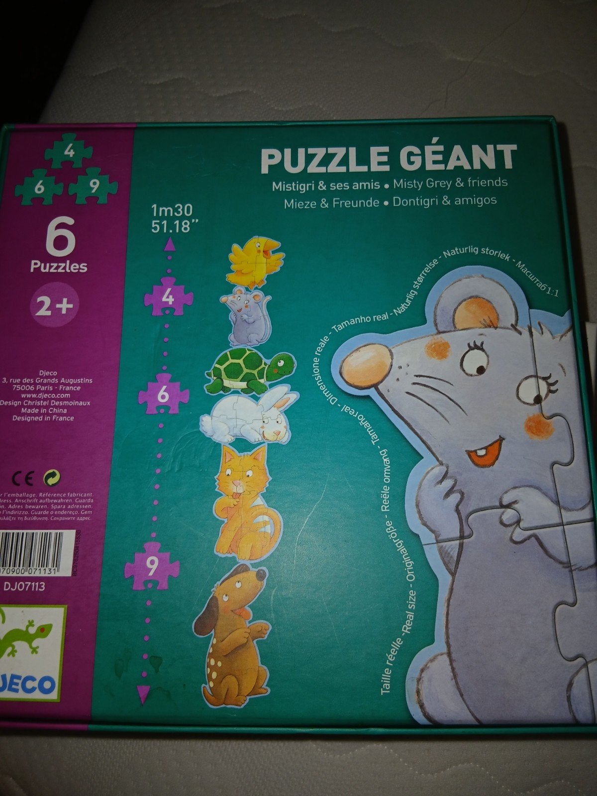 Djeco eerste puzzels, Hobby en Vrije tijd, Gezelschapsspellen | Overige, Ophalen of Verzenden