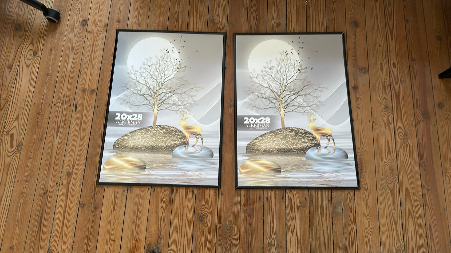 2 zwarte fotolijst voor 70x50, Huis en Inrichting, Woonaccessoires | Lijsten, Kunststof, Nieuw, Ophalen of Verzenden, Posterlijst