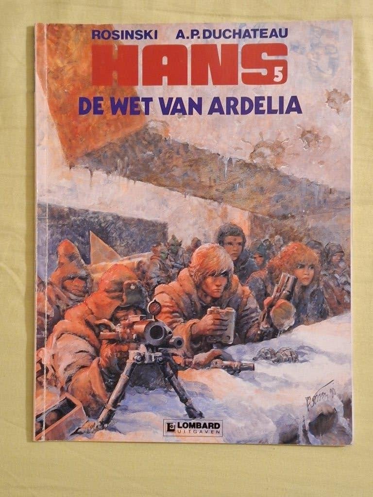 Hans 5: de wet van Ordelia, Eén stripboek, Ophalen of Verzenden, Zo goed als nieuw