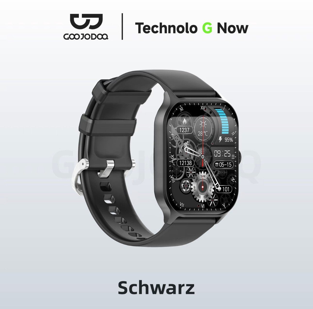 Smartwatch – NIEUW IN DOOS, Ophalen, Hartslag, Wit, Nieuw