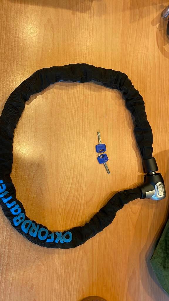 Beveilingsslot fiets/brommer oxford, Fietsen en Brommers, Ophalen, Zo goed als nieuw