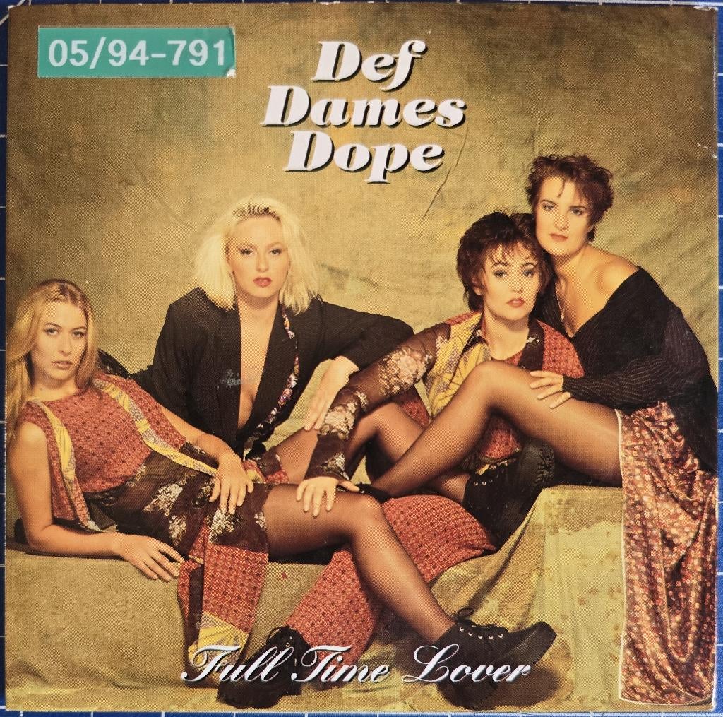 CD single Def Women's Dope - Full Time Lover, 1 single, Enlèvement ou Envoi, Utilisé, Dance