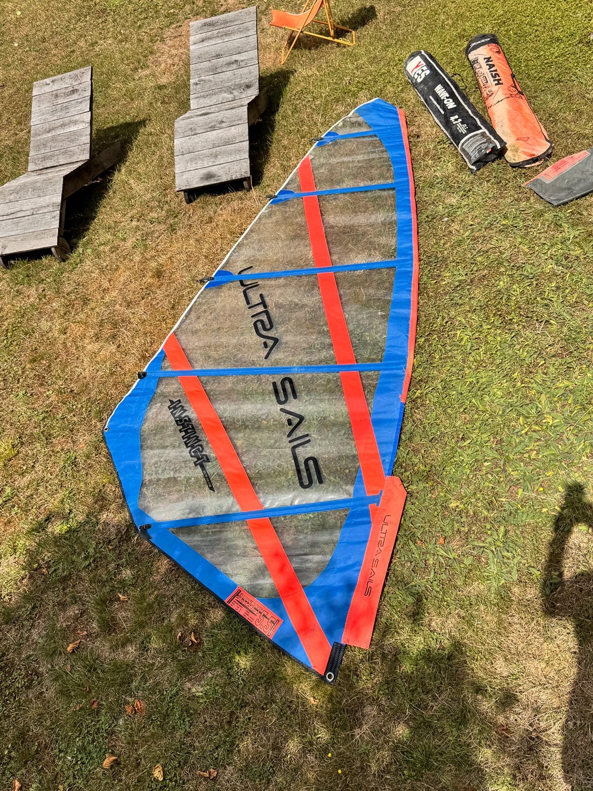 Voile  ULTRA SAILS 5,5m2, Enlèvement, Utilisé, Voile