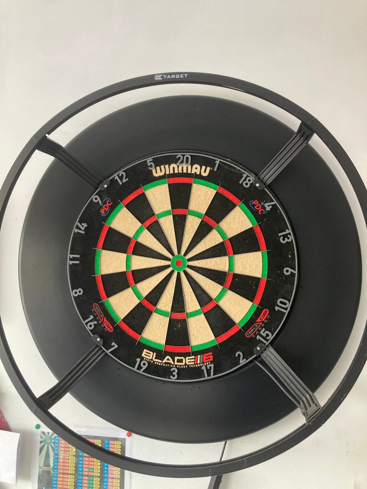 COMPLETE DARTSET TE KOOP   – ALLES IN 1 LOT, Ophalen, Zo goed als nieuw, Dartbord