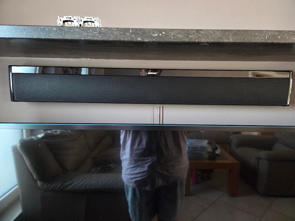 Bose CineMate 1 SR + Subwoofer, TV, Hi-fi & Vidéo, Ensembles home-cinéma, Enlèvement, Comme neuf, Barre de son