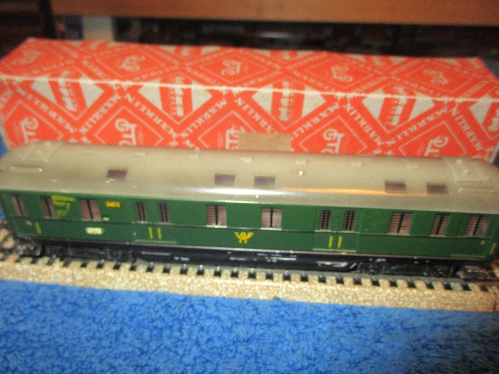 Marklin 346/5 Wagon Postal, Hobby & Loisirs créatifs, Trains miniatures | HO, Enlèvement ou Envoi, Utilisé, Wagon, Märklin