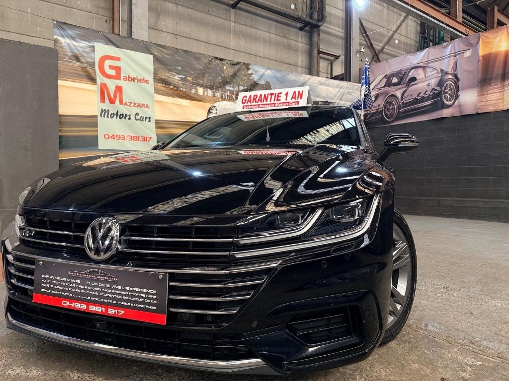 VW Arteon 2.0TDI RLine Toit Pano 360 Cockpit Cuir LED, Cuir, Entreprise, Garantie prolongée, Boîte manuelle