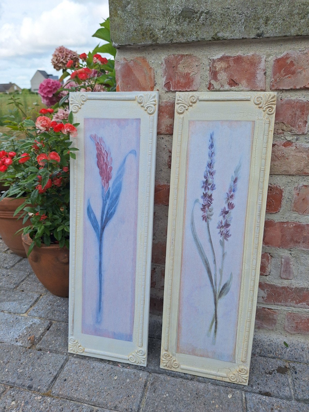 Landelijke decoratie - schilderwerkjes, Ophalen