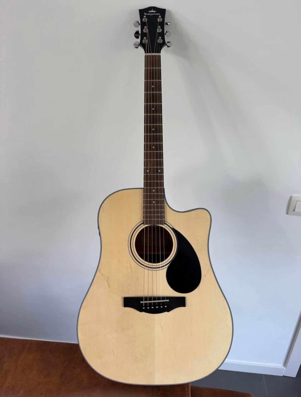 Guitare acoustique Kepma K10 DCE Plus NM Bluetooth, Musique & Instruments, Enlèvement, Comme neuf