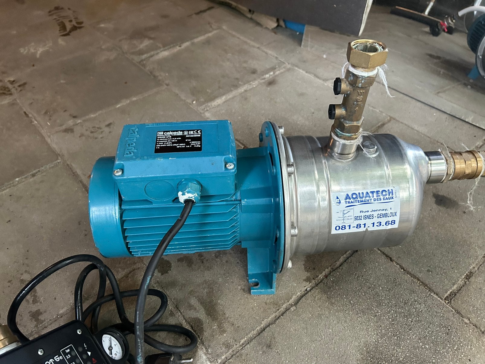 Calpeda NGXM416 elektrik regelaar, zelfaanzuigende waterpomp, Ophalen, Zo goed als nieuw, Handmatig, Besproeiingspomp