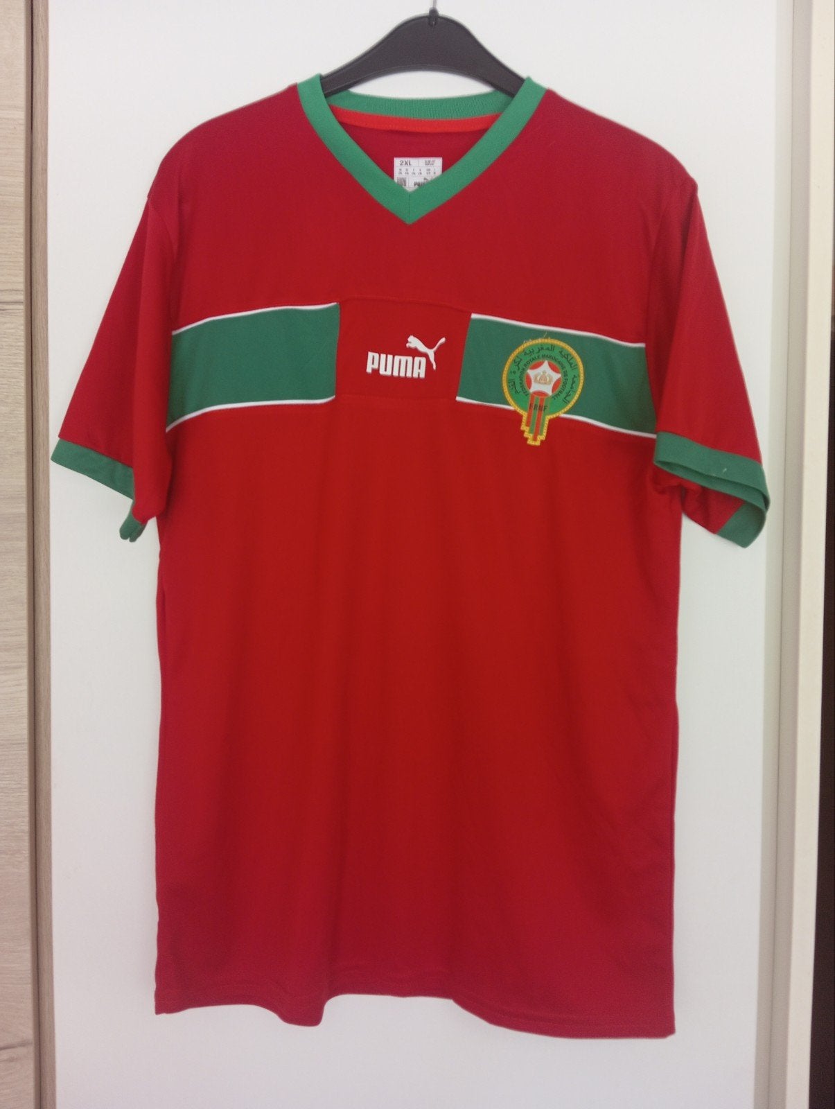 Vareuse de foot du Maroc, Enlèvement
