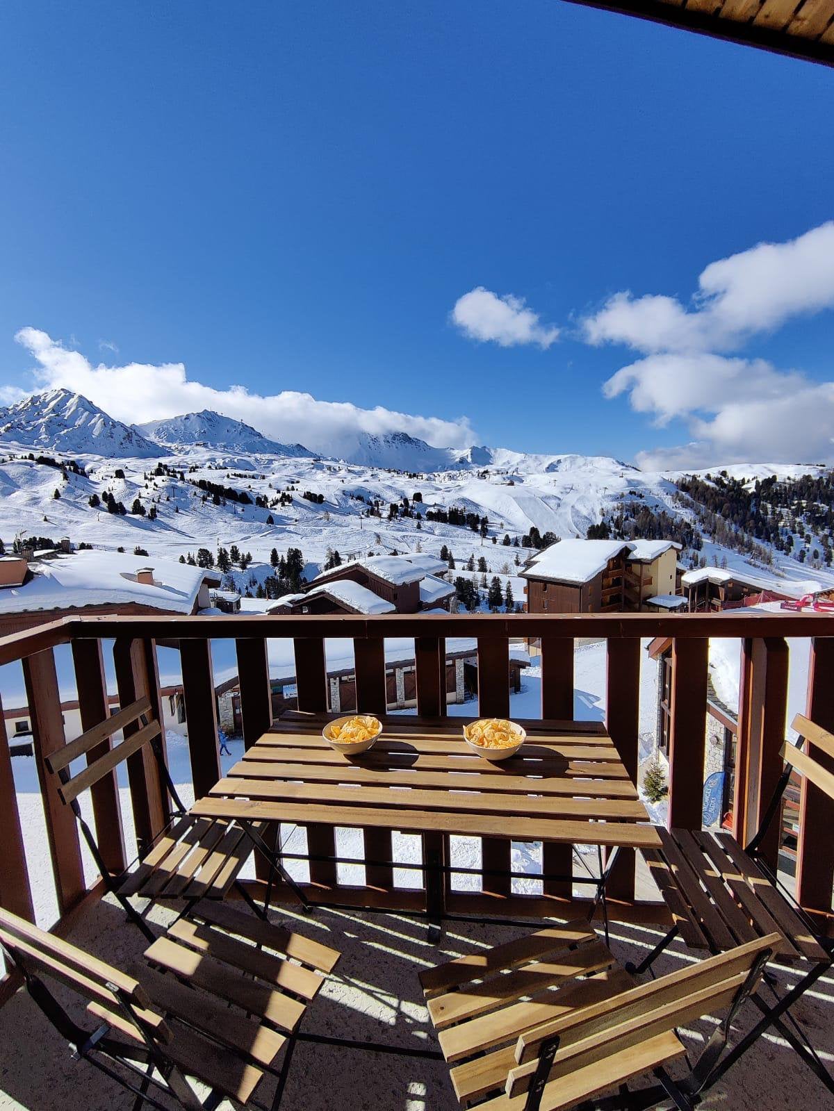 Appartement voor 4/5 personen - La Plagne - Skis in ski out