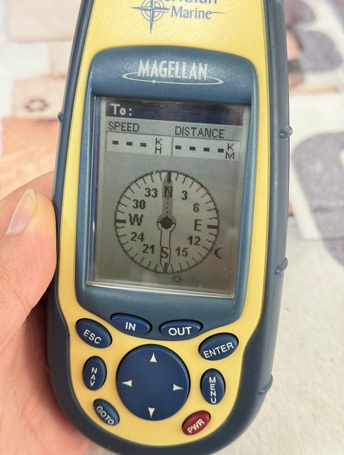 Magellan Meridian Gold Marine GPS Hiking Navi computer, Ophalen of Verzenden, Zo goed als nieuw, Navigatie of Gps