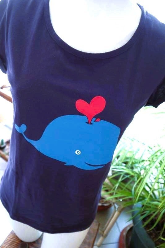blauw T-shirt walvis, Flair, Blauw, Nieuw, Ophalen of Verzenden
