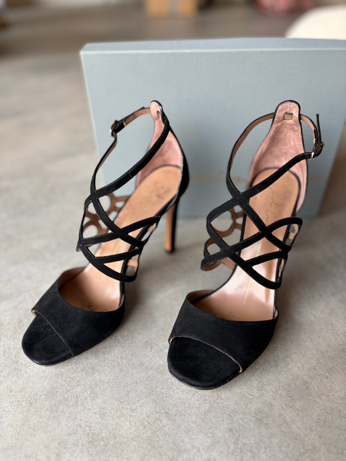 Escarpins noirs Lola Cruz - Taille 41, Neuf, Enlèvement ou Envoi, Chaussures à haut talons, Noir