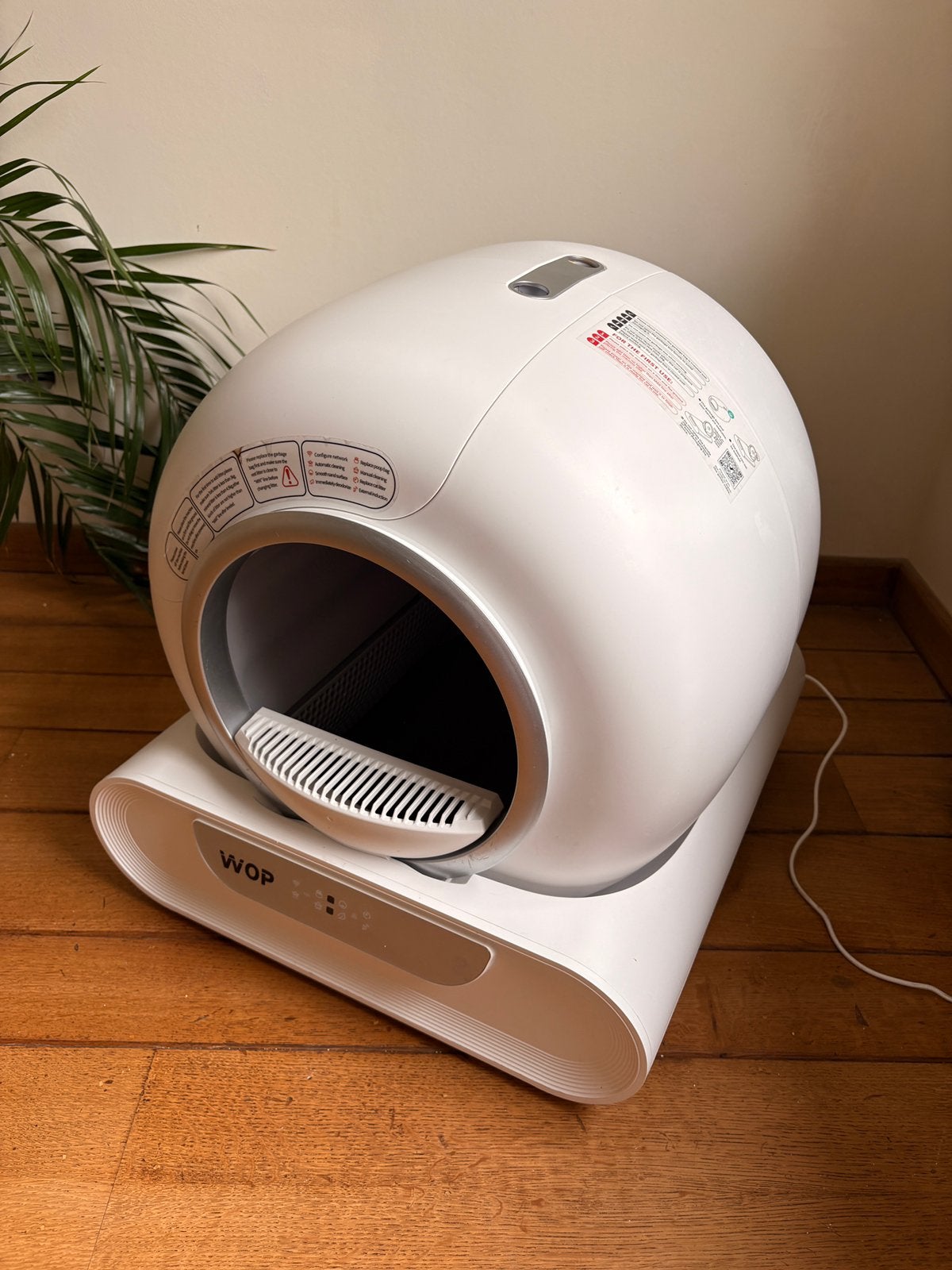 Automatische / Zelfreinigende Kattenbak (WOP), Animaux & Accessoires, Enlèvement, Autonettoyant, Comme neuf, Fermé