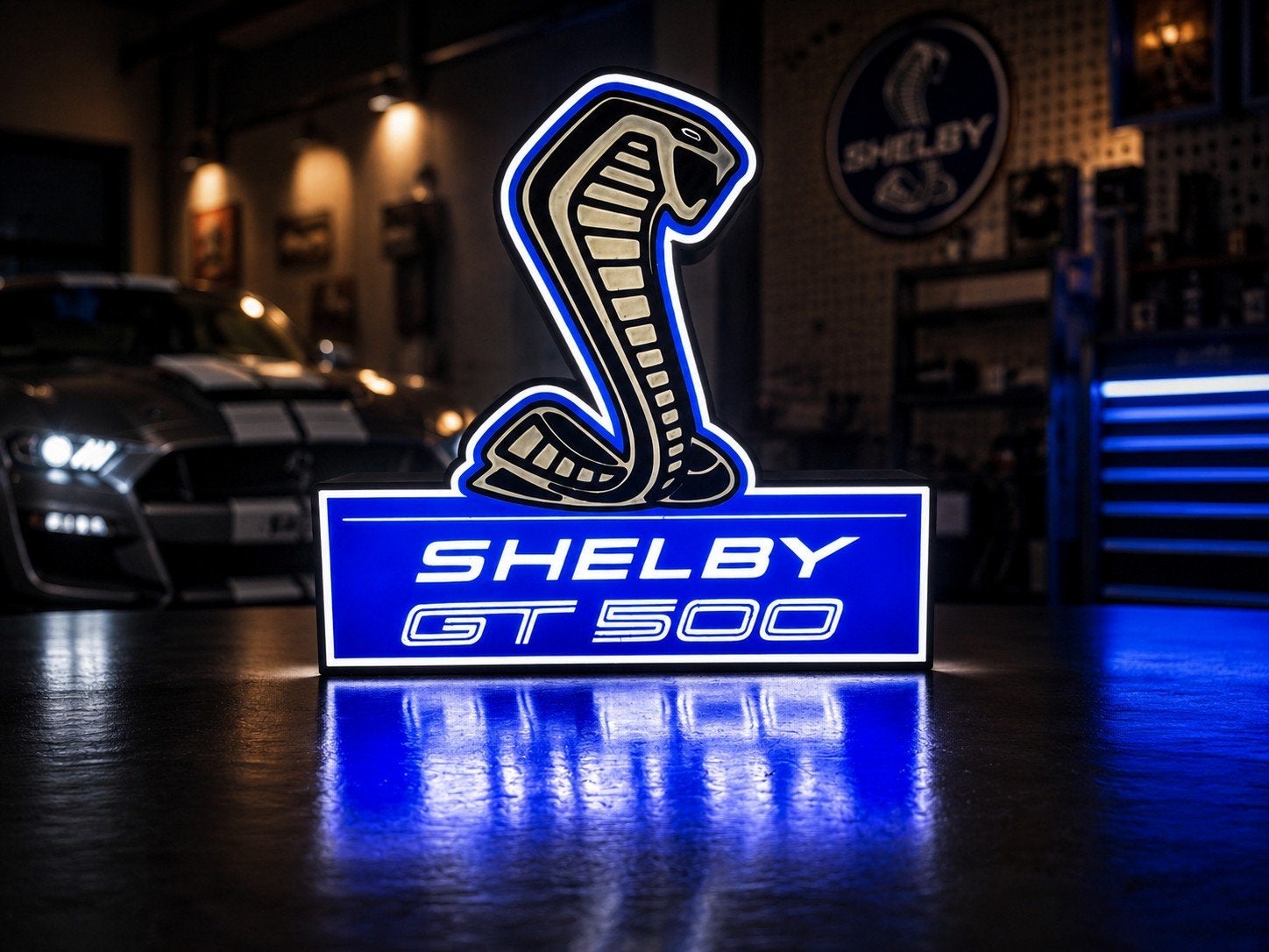 Unieke Shelby GT500 lichtbak inclusief sfeervolle LED, Ophalen of Verzenden, Nieuw, Lichtbak of (neon) lamp