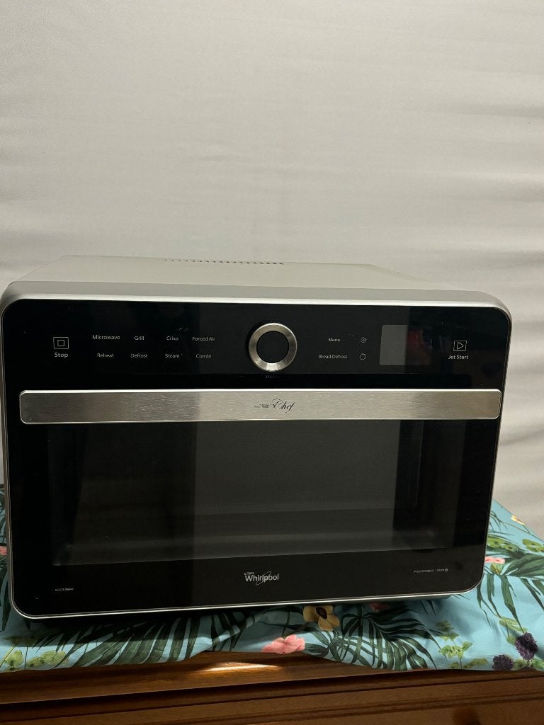 Four combiné micro-ondes Whirlpool Jet Chef JT469/SL, Elektronische apparatuur, Whirlpool, Ophalen of Verzenden, Combi-oven, Gebruikt