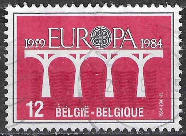 Belgique 1984 - Yvert/OBP 2130 - Panneaux PTT (CEPT) (PF), Envoi, Non oblitéré, Neuf, Europe