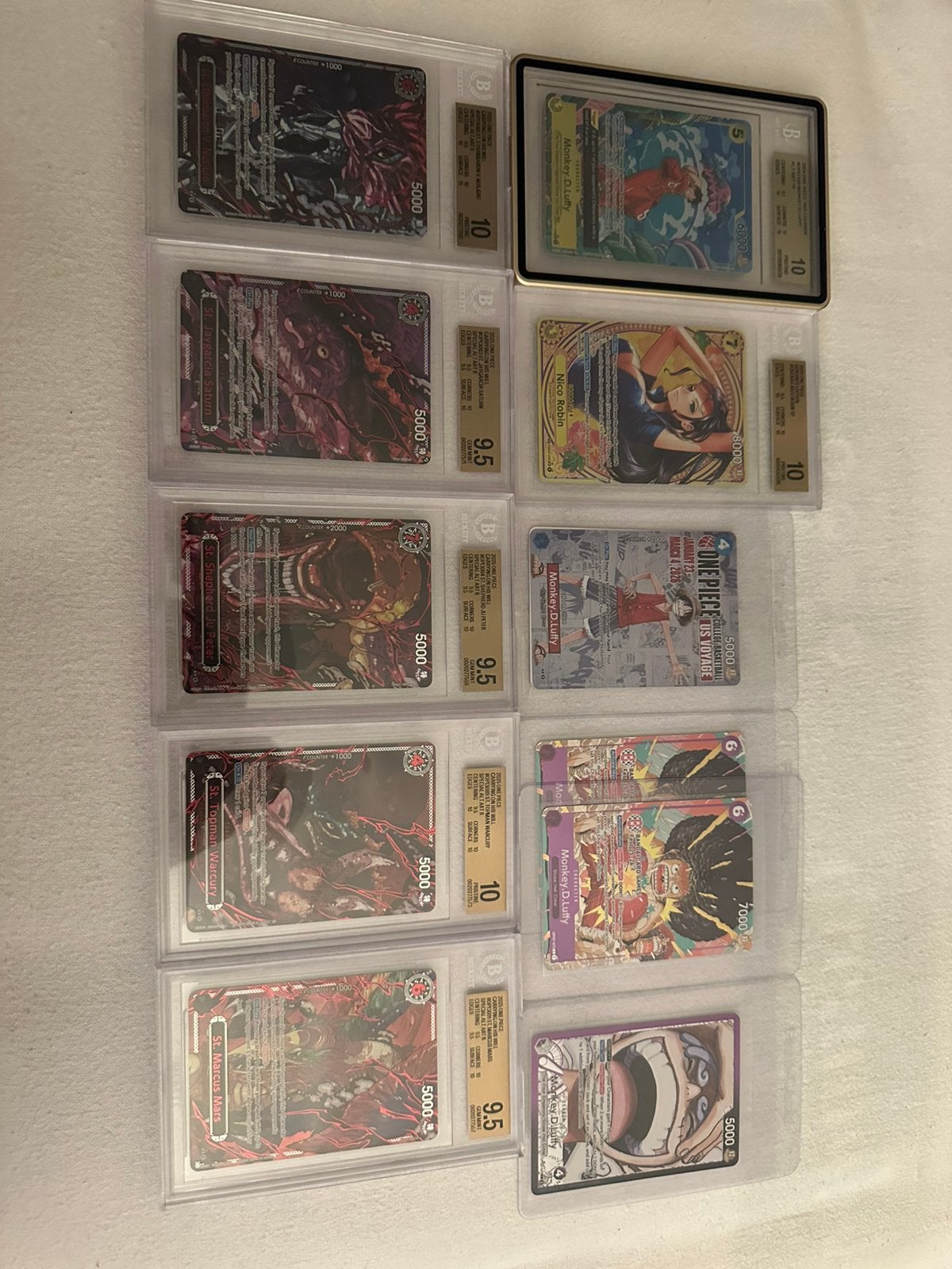 One Piece Kaarten Slabs/Singels, Enlèvement, Comme neuf, Carte(s) à jouer