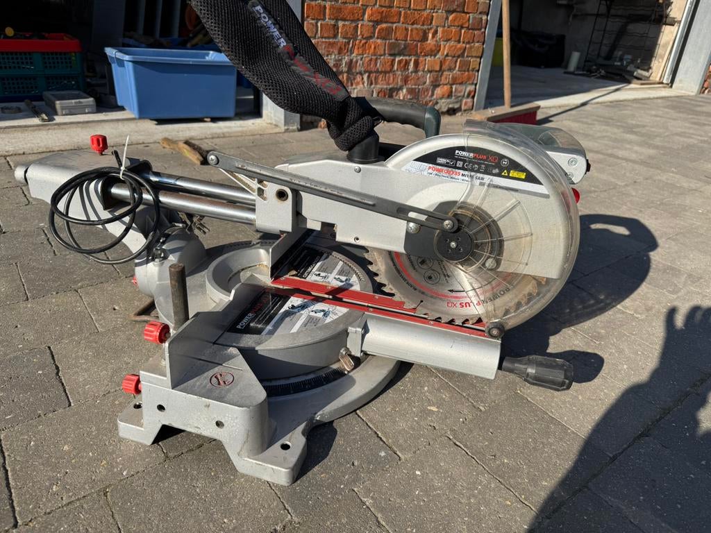 Verstekzaag powerplus, Ophalen, Zo goed als nieuw, 1200 watt of meer, Overige typen