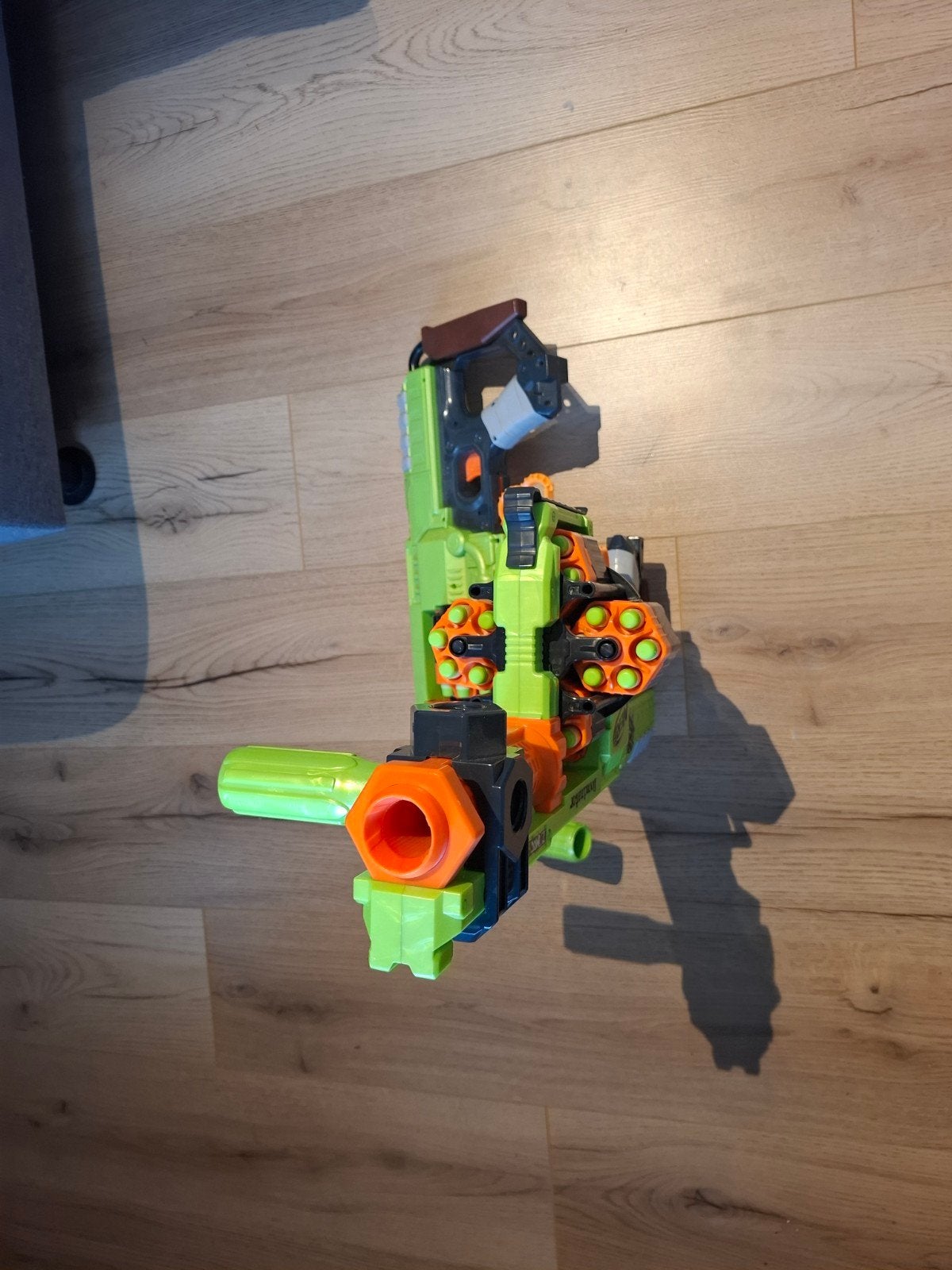 Nerf geweer, Ophalen, Gebruikt