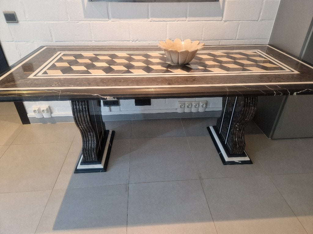 PRACHTIGE MASSIEVE MARMEREN TAFEL € 1250, Ophalen