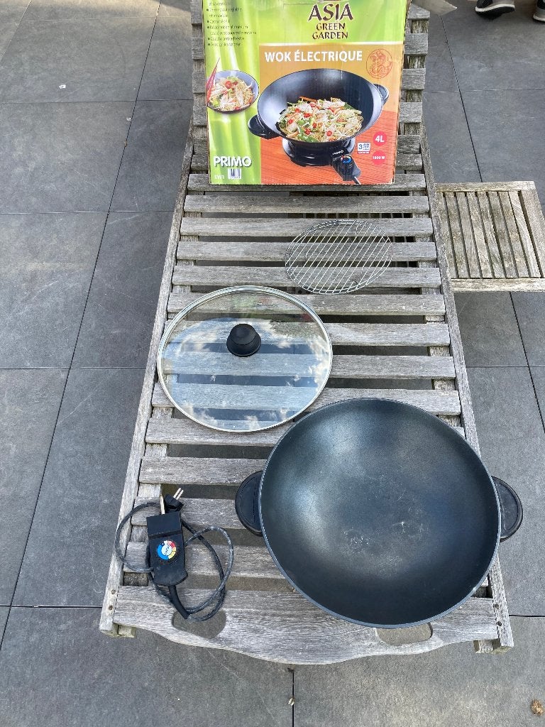 Wokpan, Huis en Inrichting, Keuken | Potten en Pannen, Ophalen, Inox, Wok