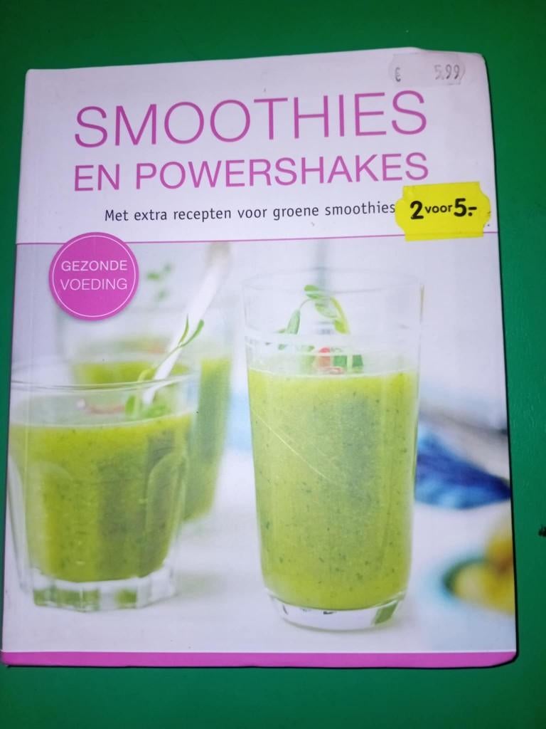 boek smoothies en powershakes, Boeken, Overige typen, Ophalen of Verzenden, Zo goed als nieuw, Gezond koken