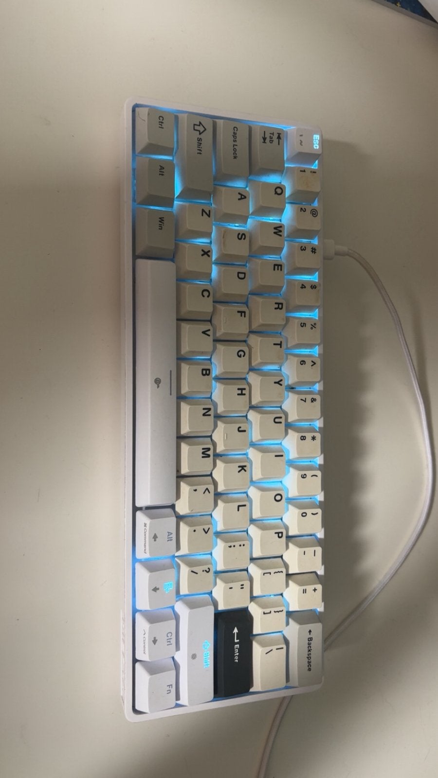 Dk61se mechanical keyboard, Computers en Software, Toetsenborden, Ophalen, Gaming toetsenbord, Zo goed als nieuw, Qwerty
