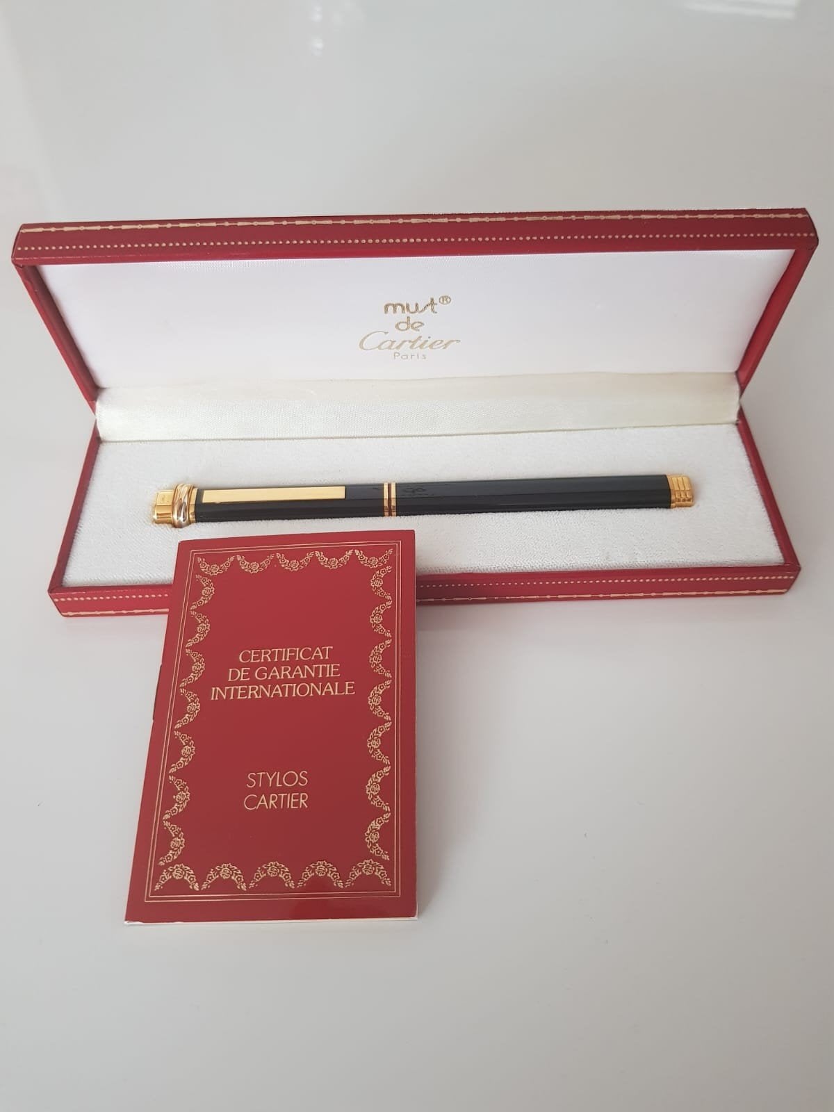 Must de Cartier Vendôme Trinity balpen, Verzamelen, Balpen, Met doosje, Zo goed als nieuw, Ophalen