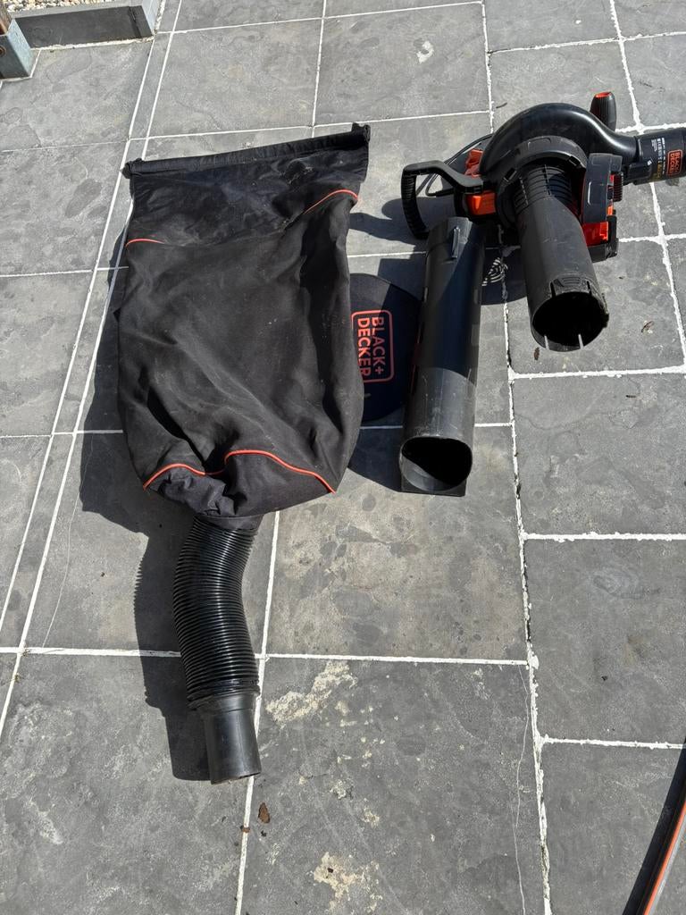 Badblazer 3 in 1, Tuin en Terras, Bladblazers, Ophalen, Gebruikt, Met opvangzak, Handgedragen