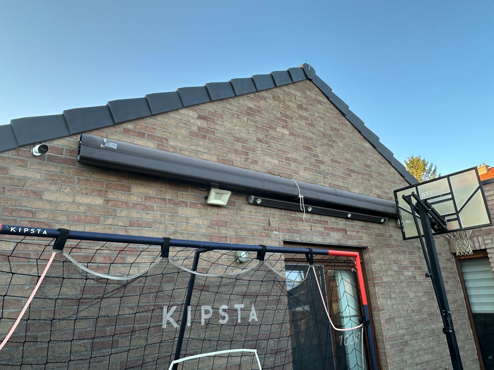 Banne solaire électrique HAROL – 6 m x 3 m – Coffre intégral, Tuin en Terras, Schaduwdoeken, Ophalen, Gebruikt