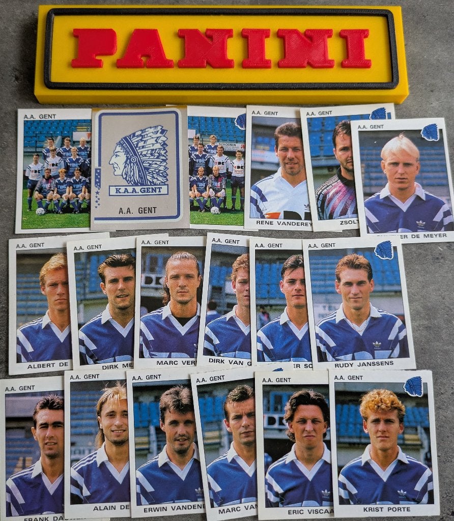 AUTOCOLLANTS PANINI FOOTBALL 93 18 1993 AA GENT, Envoi, Neuf