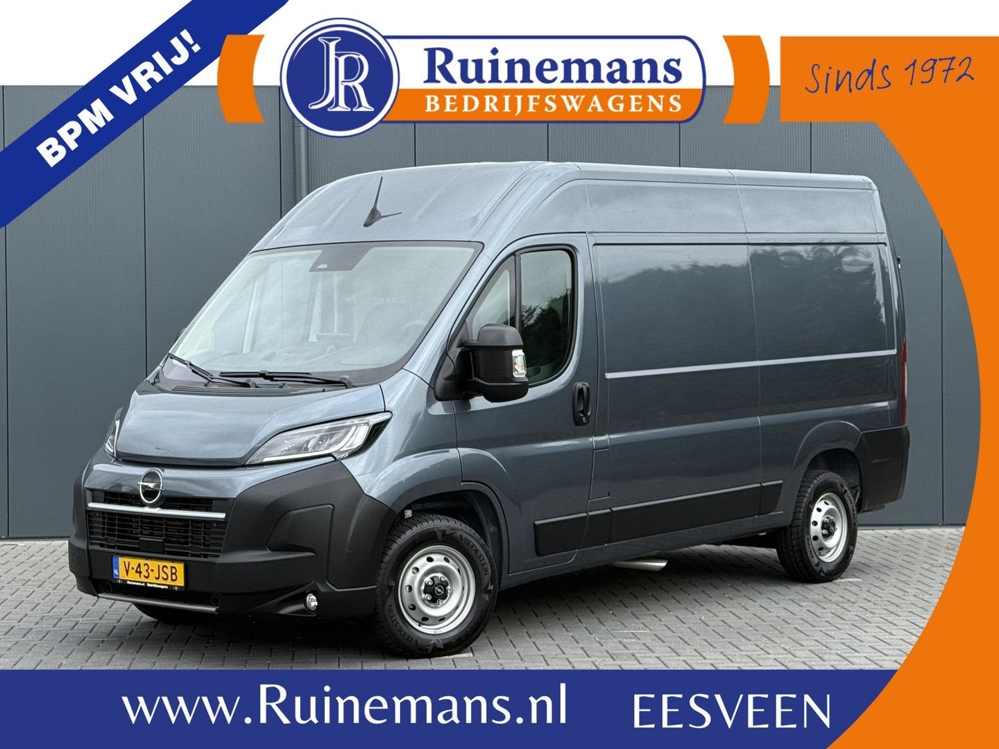 Opel Movano 2.2D 120 PK / L2H2 / ** NIEUW BPM VRIJ ** / TREK, Argent ou Gris, Achat, Electronic Stability Program (ESP), 212 g/km