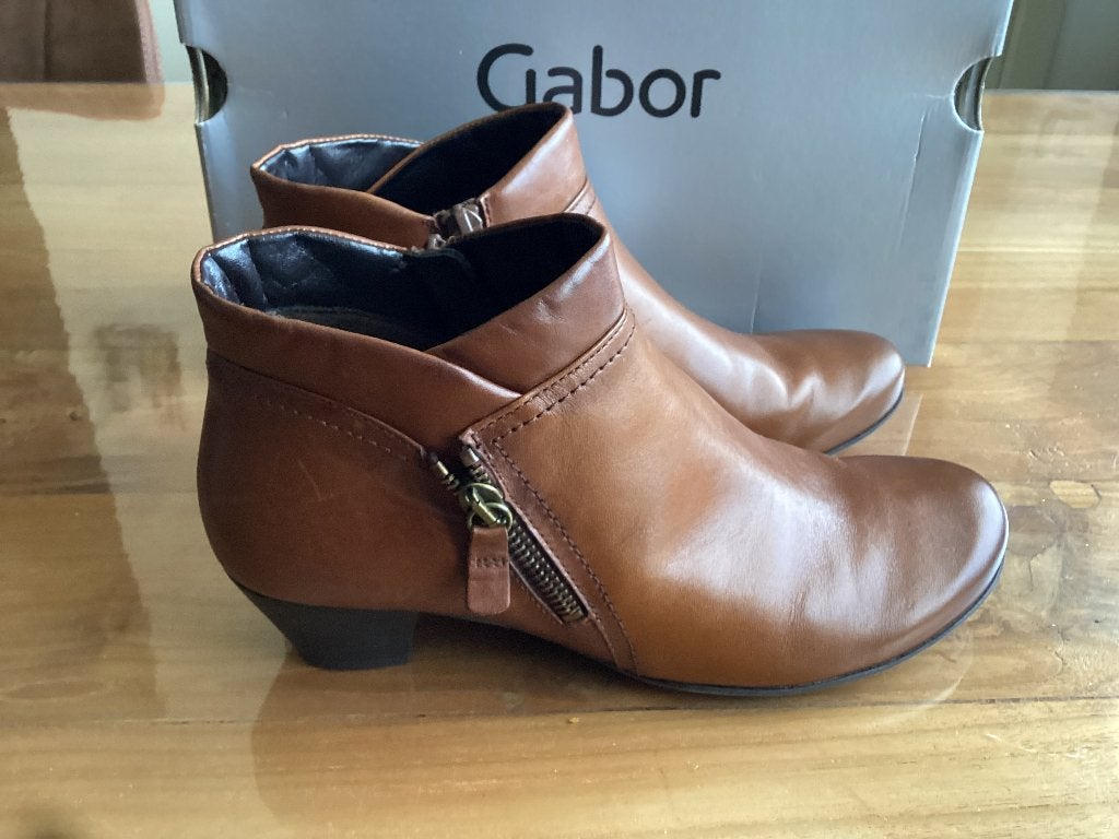 Bottines Gabor 38 cognac, Neuf, Enlèvement ou Envoi, Gabor, Brun