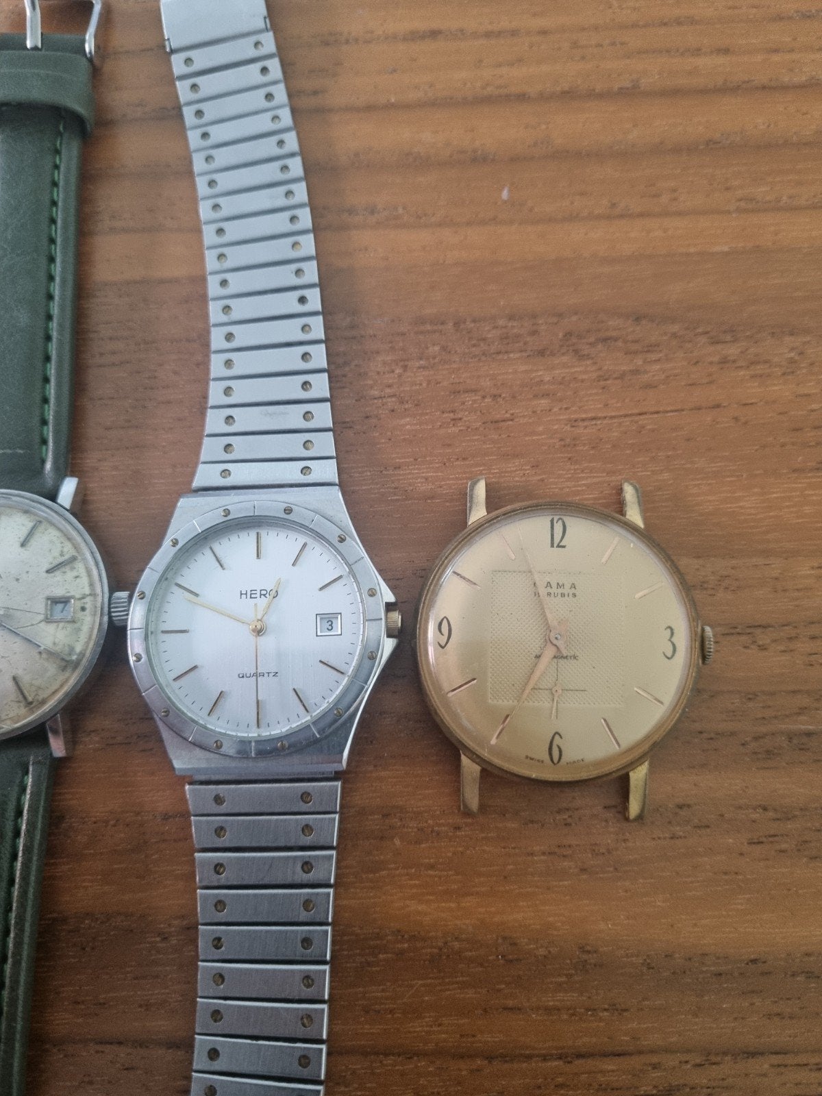lot montres anciennes, Bijoux, Sacs & Beauté, Enlèvement ou Envoi, Utilisé, Montre-bracelet, Omega
