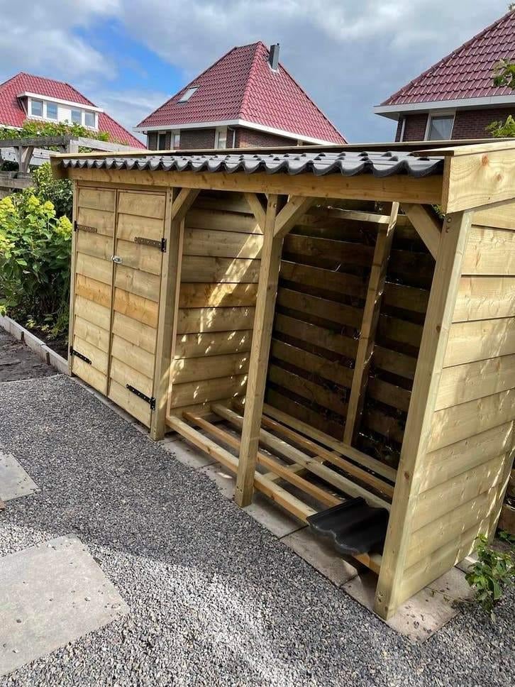 Armoires de jardin personnalisées, stockage du bois et, Enlèvement ou Envoi, Bois