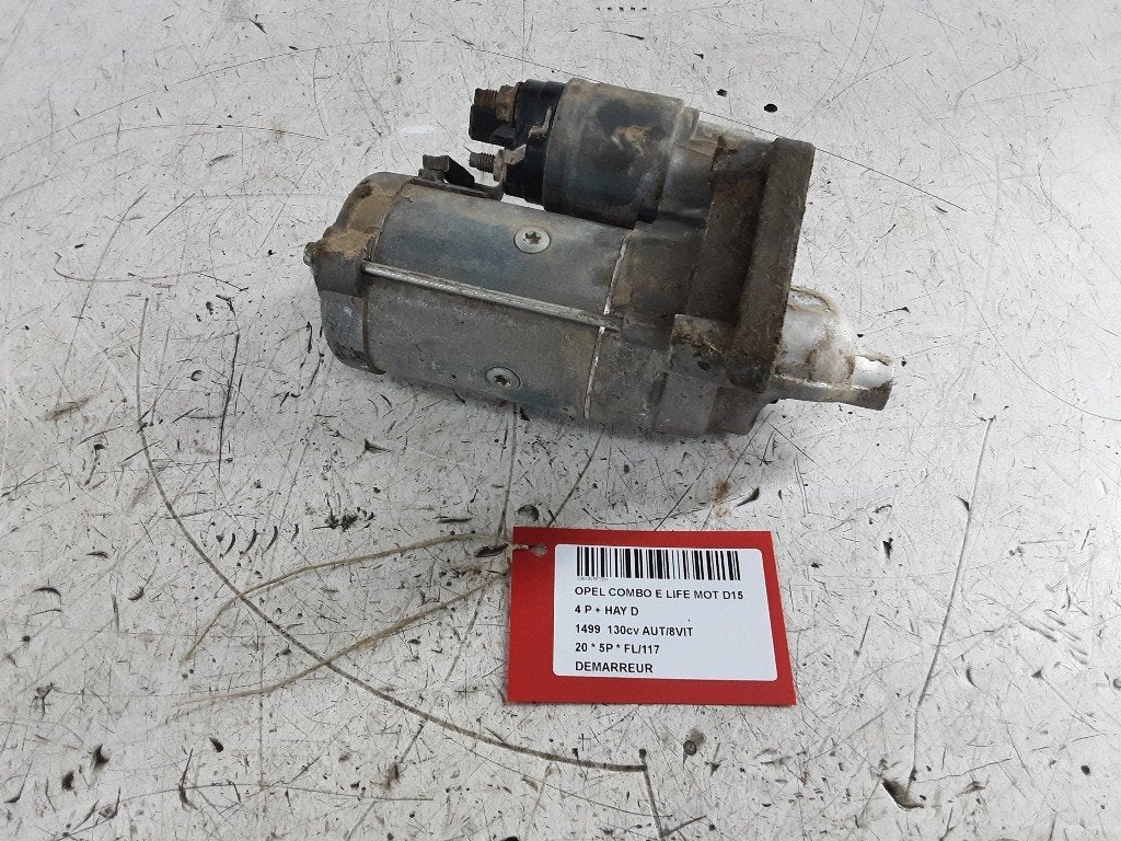 STARTMOTOR Opel Combo Life / Tour (01-2018/-) (9832577880), Gebruikt, Rue de l'Espoir 34 34
4030  GRIVEGNÉE, BE, Info@Collignon.be