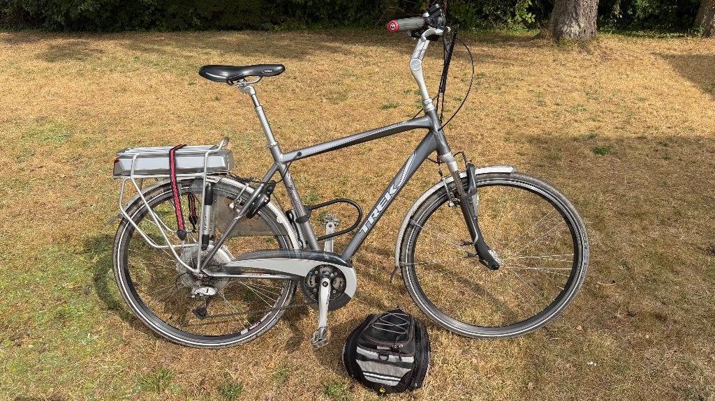 TREK Navigator T500+ elektrische ondersteuningsfiets, Fietsen en Brommers, Ophalen, Gebruikt, Velgrem, Overige merken