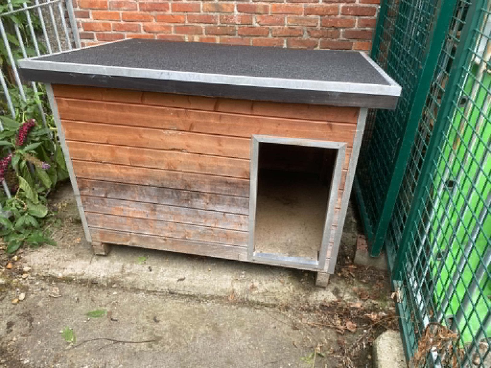 Houten hondenhok, Dieren en Toebehoren, Ophalen, 65 tot 100 cm, Hondenhok, 110 cm of meer