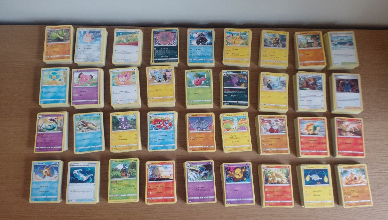 cartes Pokémon 1800 en vrac, Enlèvement ou Envoi, Utilisé, Plusieurs cartes